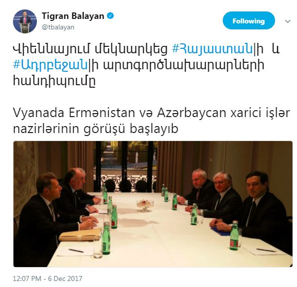Tweet - Tigran Balayan