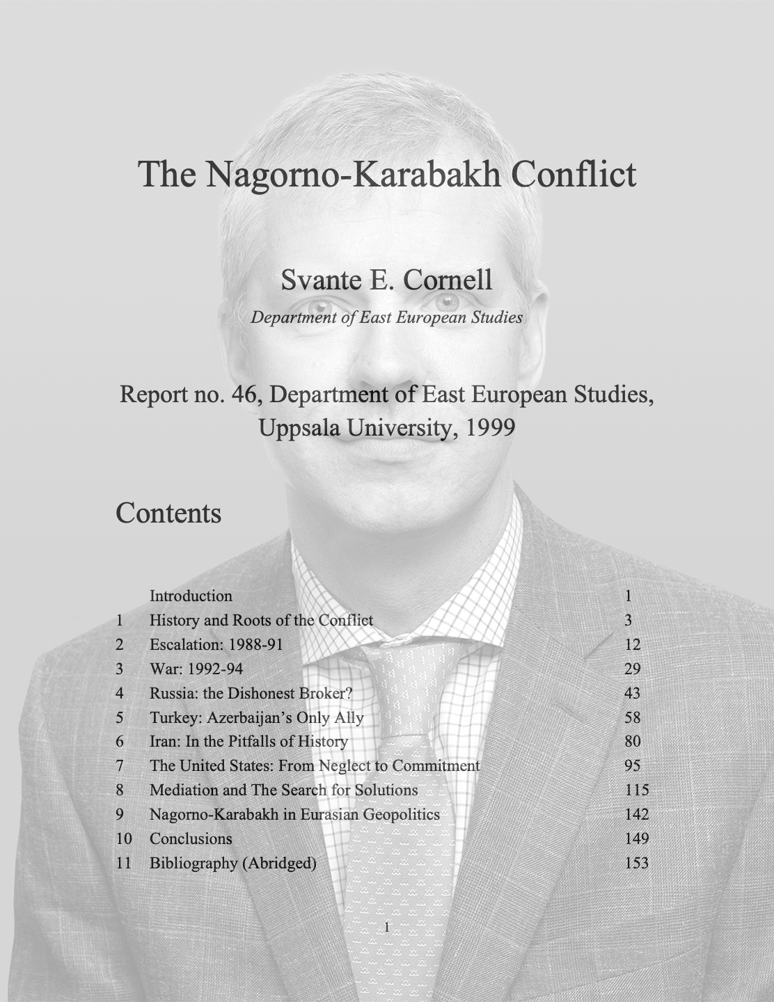 THE NAGORNO KARABAKH CONFLICT
