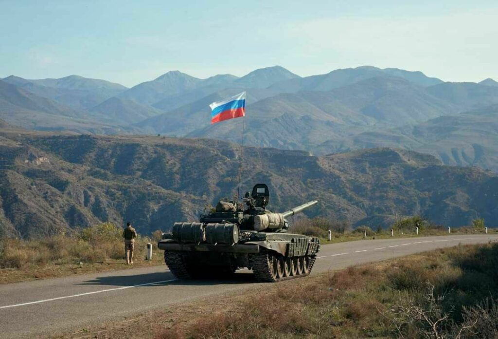 Nov. 12, 2020 Russian forces reported to have arrived in Stepanakert