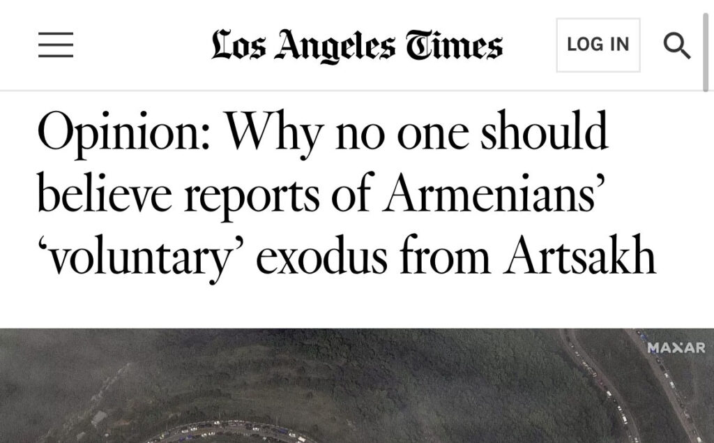 Artsakh, USC, and LA Times
