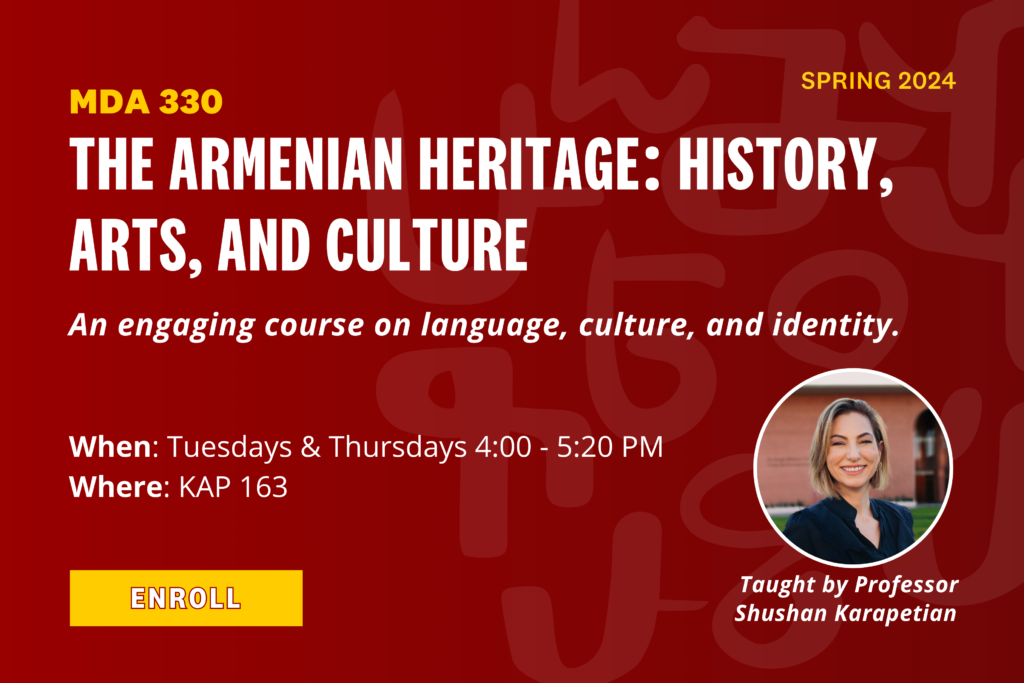 Armenian Heritage Class at USC